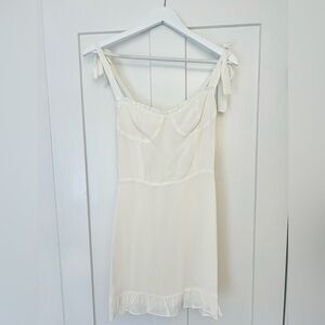 Reformation Christine Mini Dress - White
